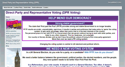 Desktop Screenshot of dprvoting.org