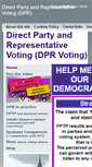 Mobile Screenshot of dprvoting.org