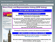 Tablet Screenshot of dprvoting.org